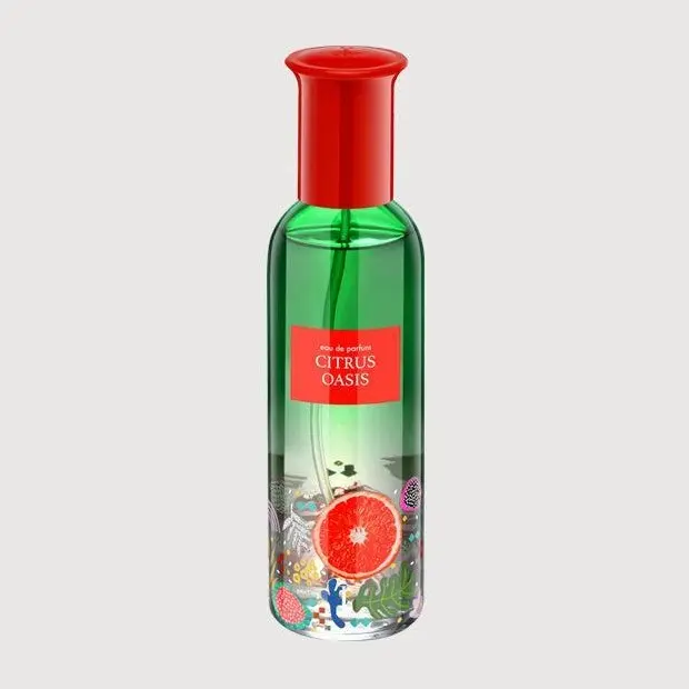 CITRUS OASIS by J. Fragrances – Citrus, Floral & Oud Woody Scent 100ml Continuous Spray Eau de Parfum Unisex, Citrus Unisex Fragrance