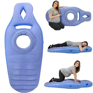 Pregnancy Air Mattress with Belly Hole -Inflatable Maternity Pillow for Stomach Sleeping, Prenatal Massage, Belly Support, Pregnancy Yoga, Baby Bump Relief
