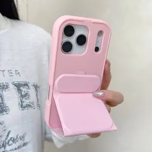 Pure Color Simple Magnetic Flip Phone Case, Stand Phone Protection Cover, Shockproof Phone Cover, Elegant Minimalist Design for iPhone 11 12 13 14 15 16 17 Series