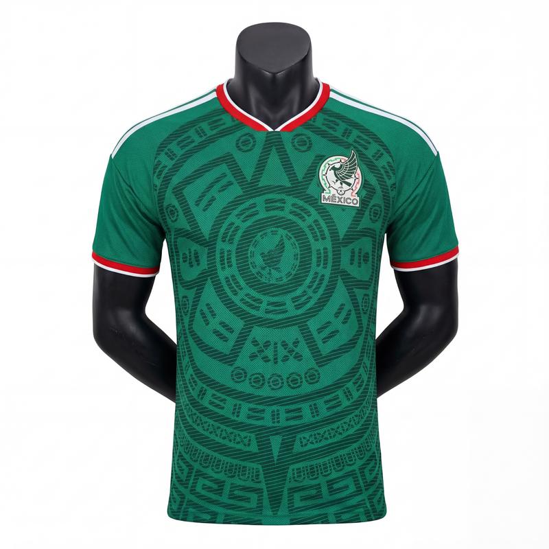 2026 Mexico Home World Cup Green Color Soccer Jersey Stadium Version, Unisex Soccer Jersey For Couple Matching, Vintage Streetwear Soccer Jersey, Perfect Gifts, Sports Top, Gym Athletic Clothes, El Tri Futbol Jersey