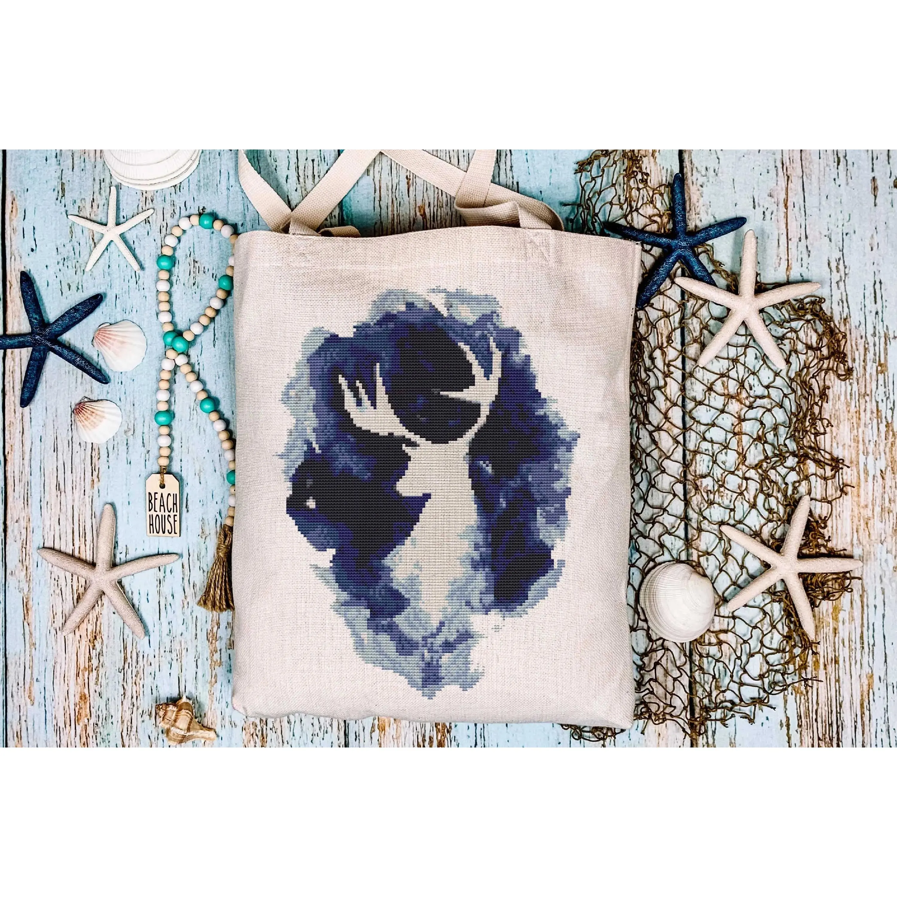 Mystical Deer - PDF Cross Stitch Pattern