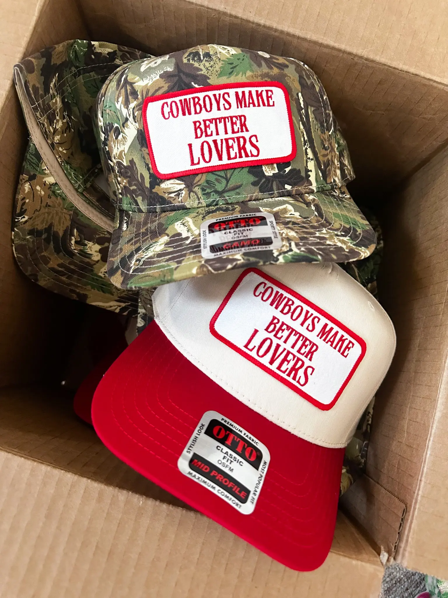 Cowboys make better Lovers Trucker Hat