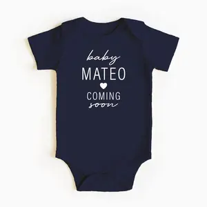 (Custom note 24h) Baby Name Onesie, Coming Soon Onesie, Baby Announcement Onesie, New Baby Gift