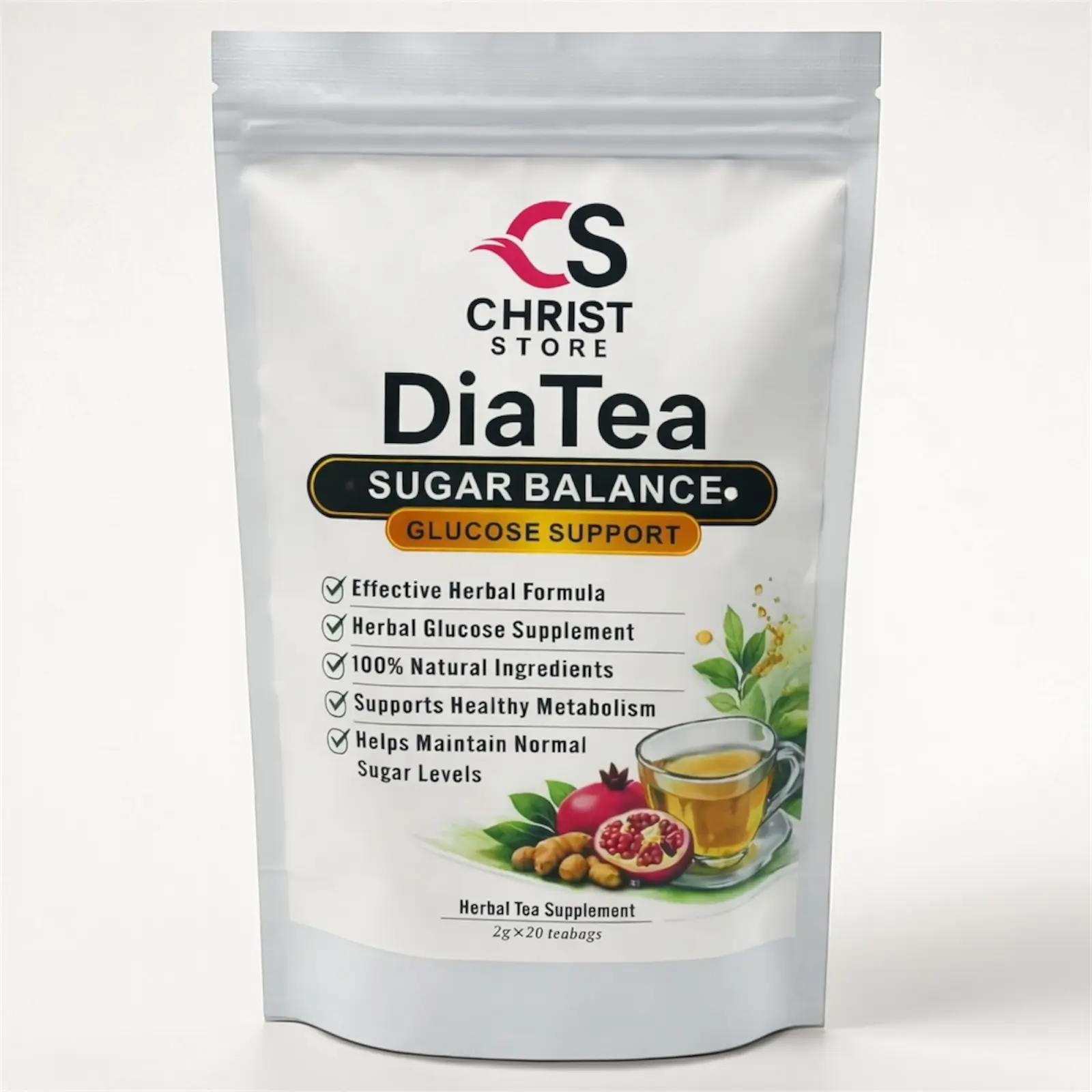 DiaTea support & reduced sugar wellness_ Herbal tea 100% natural ingredients & balance Glucose DiaTea support & reduced sugar wellness_ Herbal tea 100% natural ingredients & balance Glucose