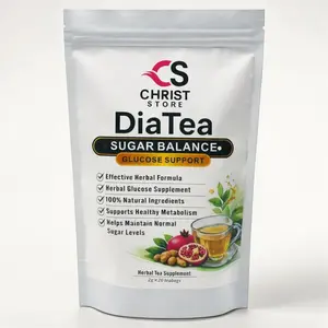 DiaTea support & reduced sugar wellness_ Herbal tea 100% natural  ingredients & balance Glucose