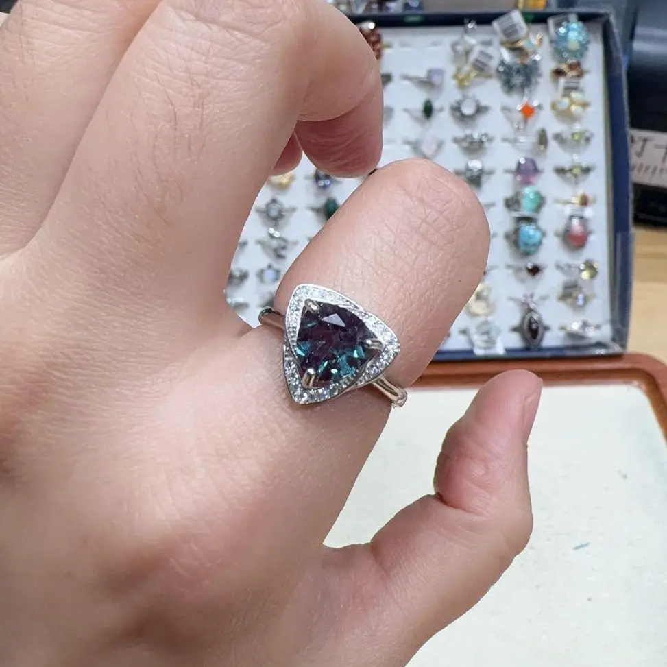 Mary(20623)gc.Alexandrite ring s925