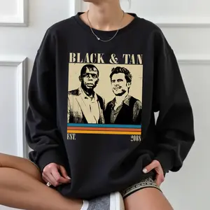 Black & Tan Psych TV Show Shirt 90S Unisex Vintage T-Shirt Sweatshirt Hoodie