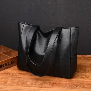 Leather Large Capacity Shoulder Bag Crossbody Hand Tote Vintage Elegant Chenille Bible Journaling Kit