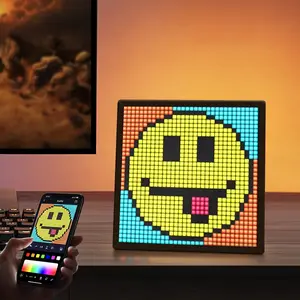 Programmable LED Pixel Matrix Display,DIY Art Animation Screen with App Control,5V for Home/Office Decor Gift Christmas/Birthday