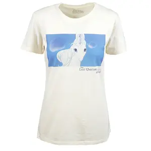The Last Unicorn- Am I Really The Last? Womens BoyFriend S/S Tee Vintage White