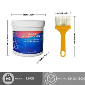 Transparent Waterproof Coating Invisible Agent (2 x 1000g) - Leak-Preventing, UV-Resistant, Aging-Resistant Sealant for Roof, Balcony Seepage Protection