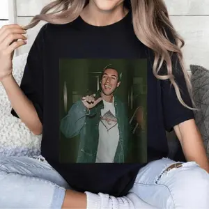 [100% Cotton] Adam Sandler 90S Vintage Tee Retro Funny Actor Shirt Unisex Gift For Men And Women T-Shirt For Men And Wom Simple Fit Cotton Shirt
