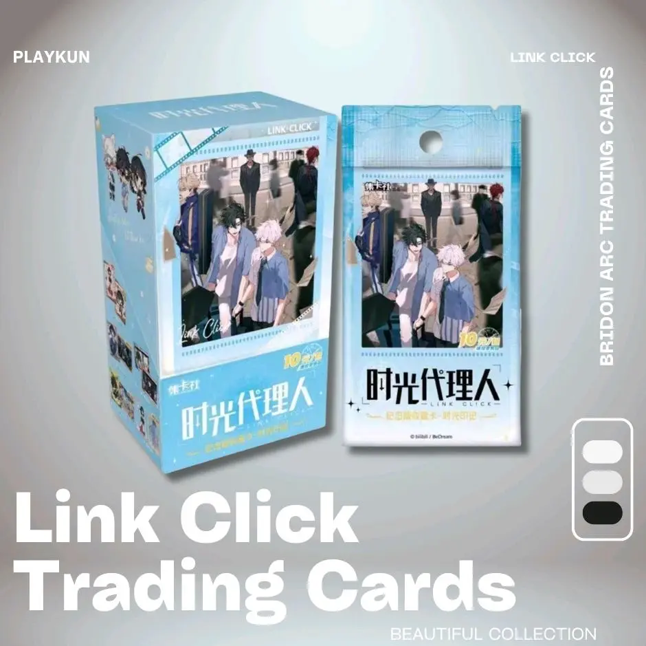 Link Click Official Trading Card Booster Box, Bridon Arc, LIVE Break available, 16 Packs Per Box