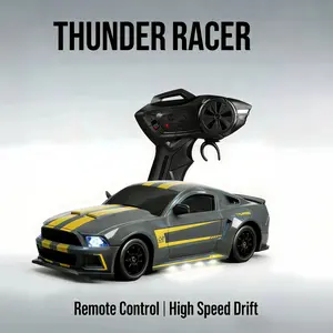 1:24 Remote Control Drift Car with 2.4GHz 4wd, Amazing Lights and Tires, Includes Road Obstacle Tools,suitable gift for boys and girls, Remote control enthusiasts Perfect Birthday Gift cars rc car  remote control car rc drift car mini rc drift car car toy