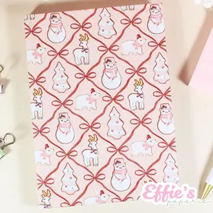 Whimsical Christmas Cookie Notebook