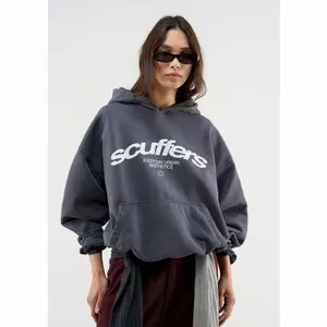 Iconic Scuffers Hoodie Sweatshirt, Minimal Urban Streetwear Graphic Design, Casual Everyday Trendy Fashion Outfit, Womenswear Menswear Comfortable Top Gift For Her Gift For Him Unisex Graphic