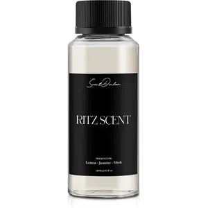 Ritz Scent Diffuser Oil - Fragrance Oil Inspired by Ritz Carlton - Includes Lemon, Jasmine, Musk - Hotel Diffuser Oil Fits Any Diffuser - 120mL, 4.1 Fl Oz
