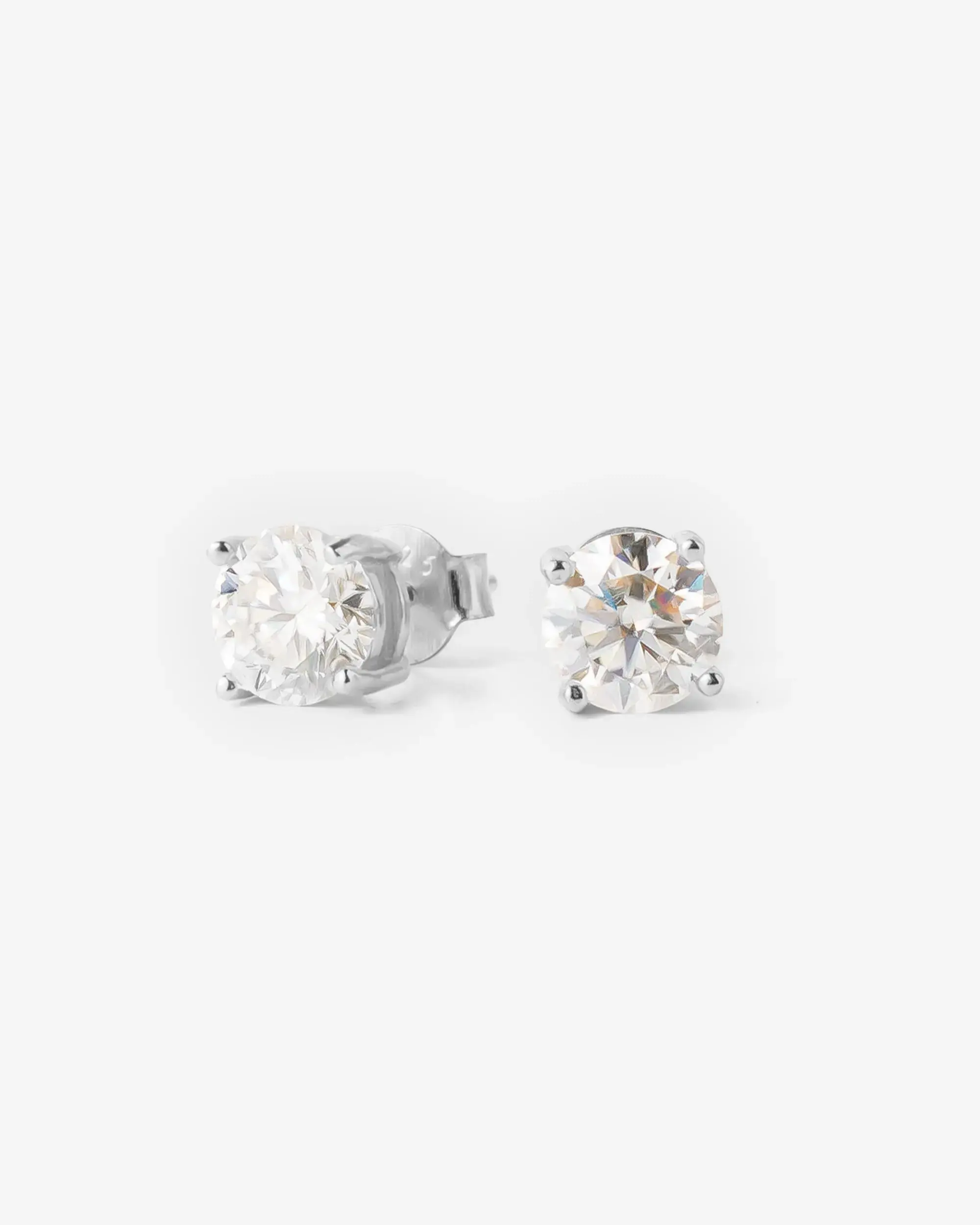 6MM Moissanite Earrings 6MM Moissanite Earrings