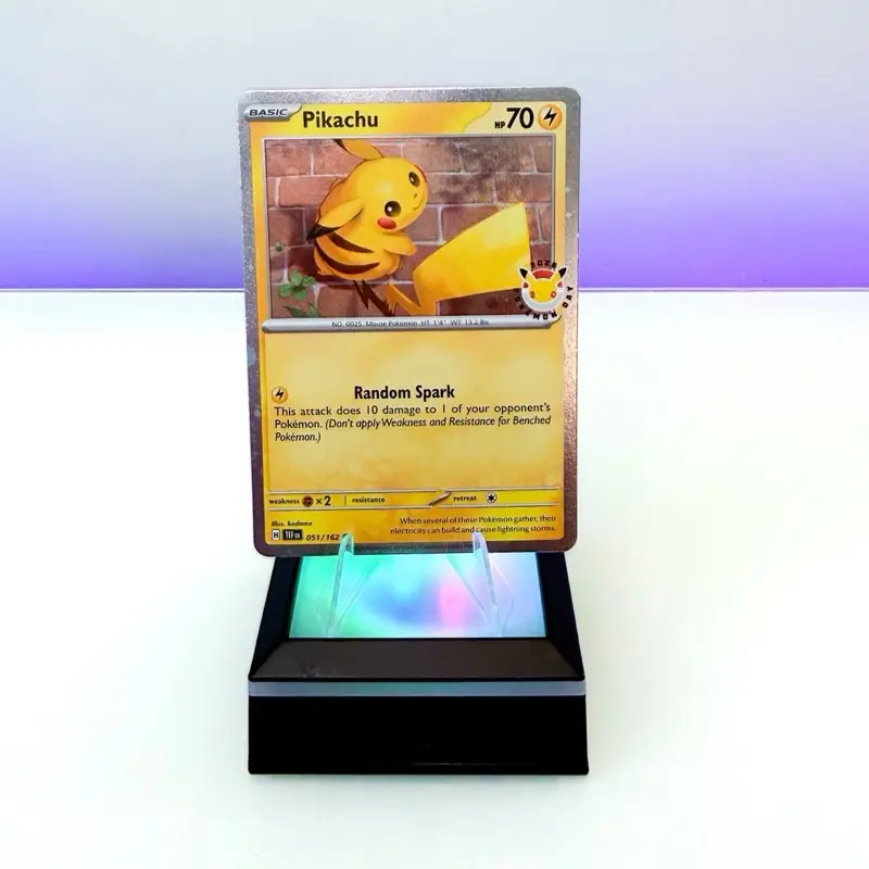 Pokemon TCG-Pikachu 051/162  30th Pokemon Day