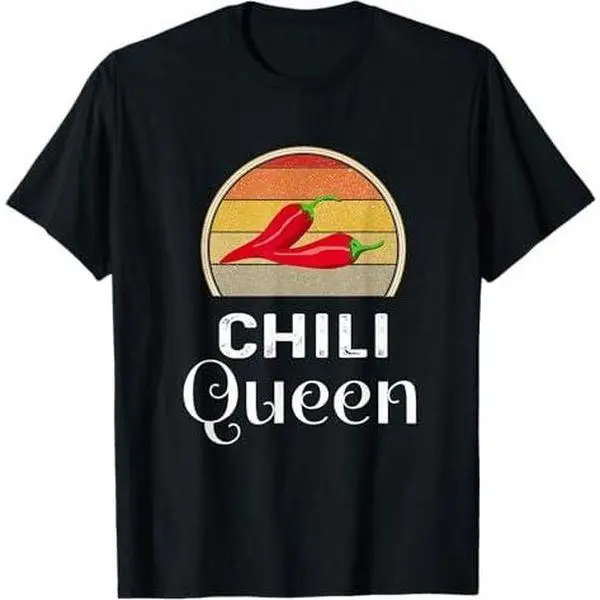 Chili Queen Chili Cook Off Funny Cooking Competition Pepper T-Shirt