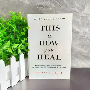 When You're Ready, This Is How You Heal, Inspirational Personal Planning Book - Self-Help Guide for Personal Growth, Emotional Healing & Mindfulness, Edition with Bold Typography & Minimalist Design, Inspirational Reading, Self Improvement Journal