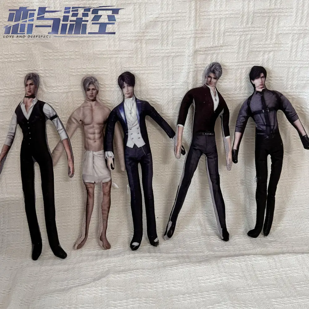 Game Love and Deepspace Sylus Zayne Rafayel Cosplay Plush Stuffed Dolls Room Decoration Abstract Joint Mobility Props Funny Gift