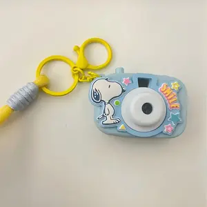 MINISO Snoopy Colorful Camera Designed Keychain – Cute & Fun Accessory Decor for Bags Hangable Gift for Kids Students Friends Valentine Gift for Girlfriends