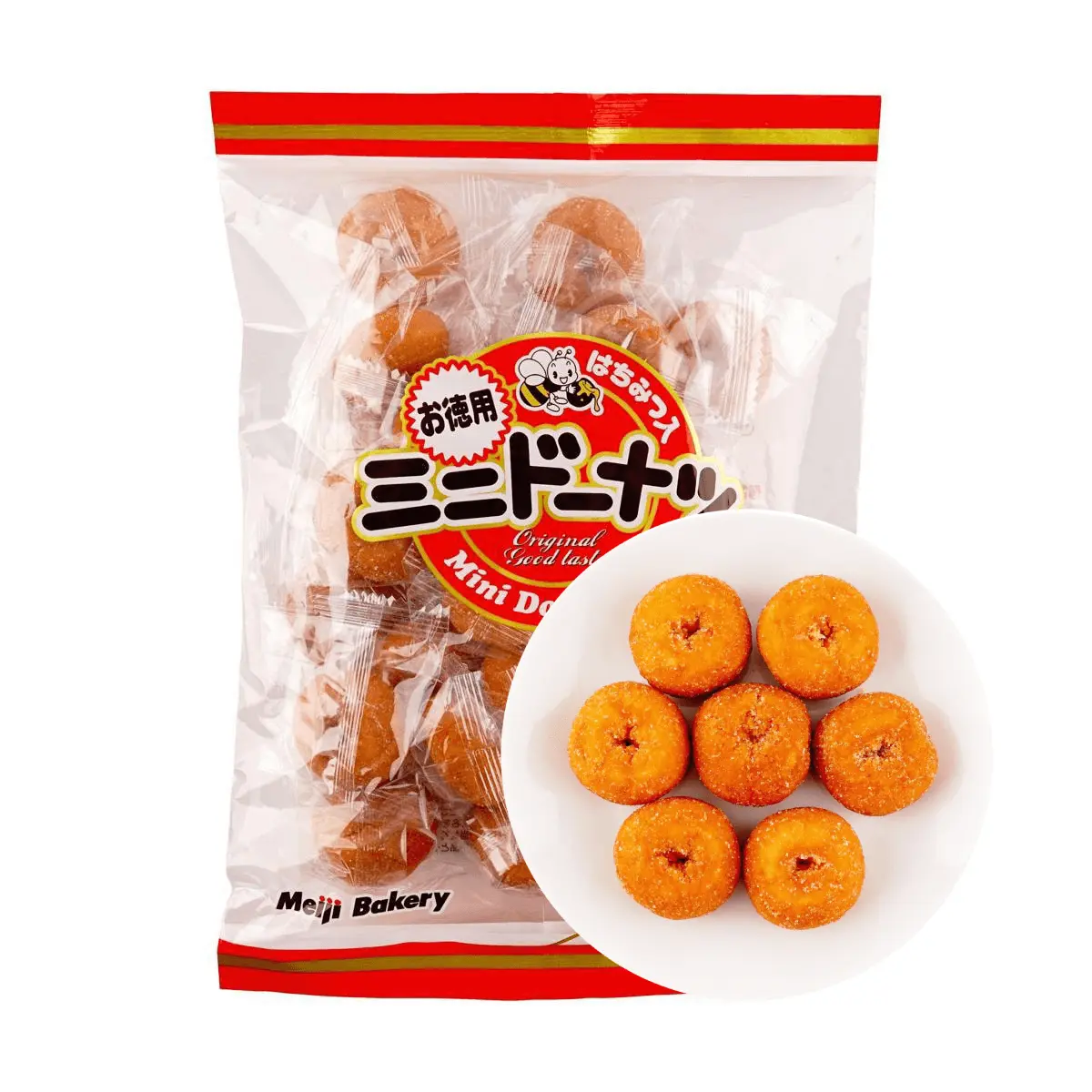 MEIJI BAKERY Mini Donuts Cake Snacks 230g - Bite-Sized Japanese Treats for Parties & Gifts MEIJI BAKERY Mini Donuts Cake Snacks 230g - Bite-Sized Japanese Treats for Parties & Gifts