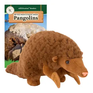 12” Plush + Conservationist Reader Book: Pangolin (Ages 9–12)