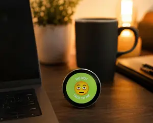 Mood Pin Badge  Funny Mood Pin Teacher Gift  Office Gift Social Meter Pin  Cute Emoji Pin Gift for Friends  Mood Badge  Funny Gift Idea