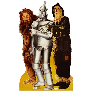 Advanced Graphics 566 Lion Tinman And Scarecrow - Wizard Of Oz Life-Size Cardboard Stand-Up