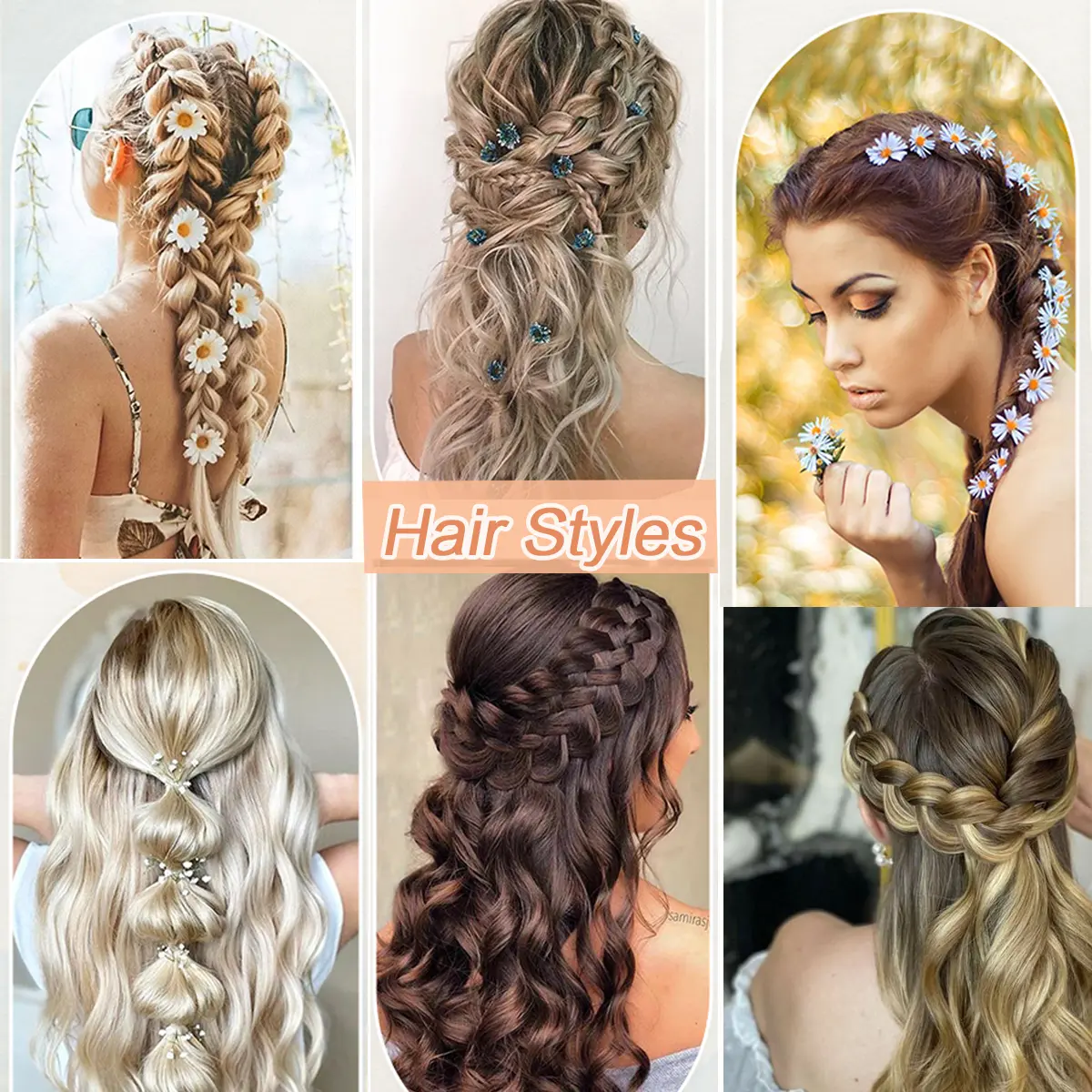 20 inch 16 clips hair extension 4PCS Hair Extensions Clip in 16 main image 4