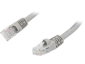 Nippon Labs CAT6MB-14GY 14 ft. CAT 6 UTP Injection Molded Boot Patch Ethernet Cable, Gray