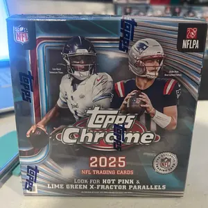 2025 Topps Chrome Football Mega Box