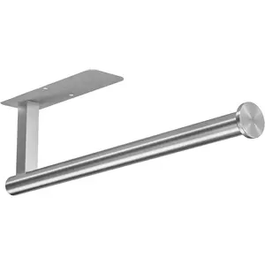Wall Mount Paper Towel Holder , Sturdy Under Cabinet Paper Towel Holder Wall Mount, Stainless Steel Hanging Paper Towel Holders ,  Self Adhesive Wall Towel roll Holder