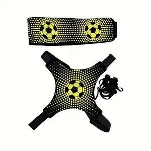 2-in-1 Soccer & Volleyball Trainer with Rebound Pad & Ball Control Strap - Portable Skill-Building Tool for Teen Athletes