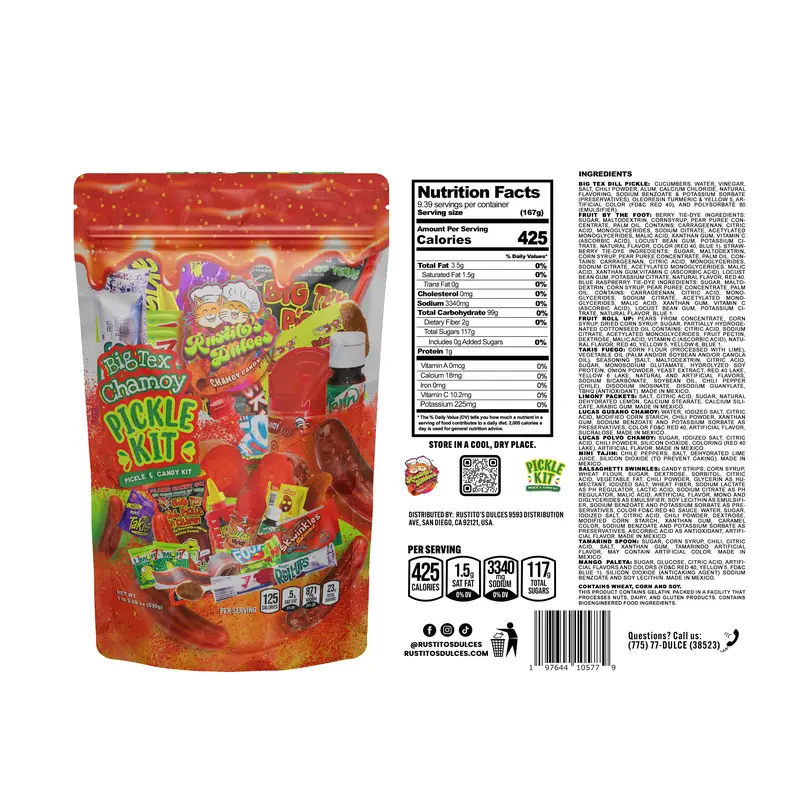 Big Tex Chamoy Pickle Kit - The Ultimate Sweet and Spicy Viral Snack Experience 4