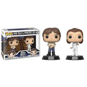 Han Solo & Princess Leia 2-pk