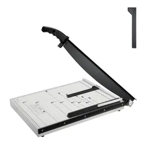 VEVOR Paper Cutter, TikTokShopBlackFriday, Guillotine Trimmer, 18" Cut Length, 20 Sheets Capacity, Heavy Duty Guillotine Paper Cutter with Guard Rail/Blade Lock for Cardstock/Cardboard, Paper Trimmer for Home Office School