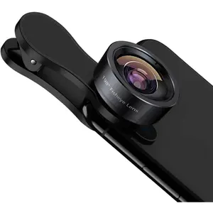 Fisheye Lens 198? Fish Eye Phone Camera Lens Kit for  Fish Bowl Camera Lens Attachments for  7 8 x xr 11 12 13 pro max  Smartphone Black