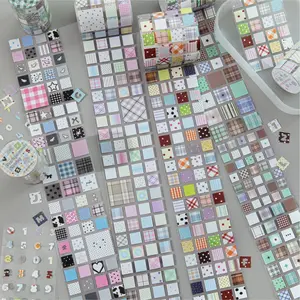 1 Roll/bag Tape, Basic Duo Series Tape, Handmade Stationery Water Bottle Multi-Scene Decorative Stickers, Office & School Supplies, Sticker Packs