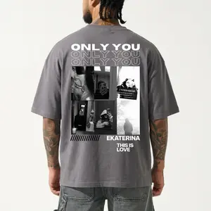 "Only You" Photo Collage Shirt  | Aesthetic Ekaterina Graphic Tee | Modern Indie Streetwear Oversized Top | Premium Cotton T-Shirt