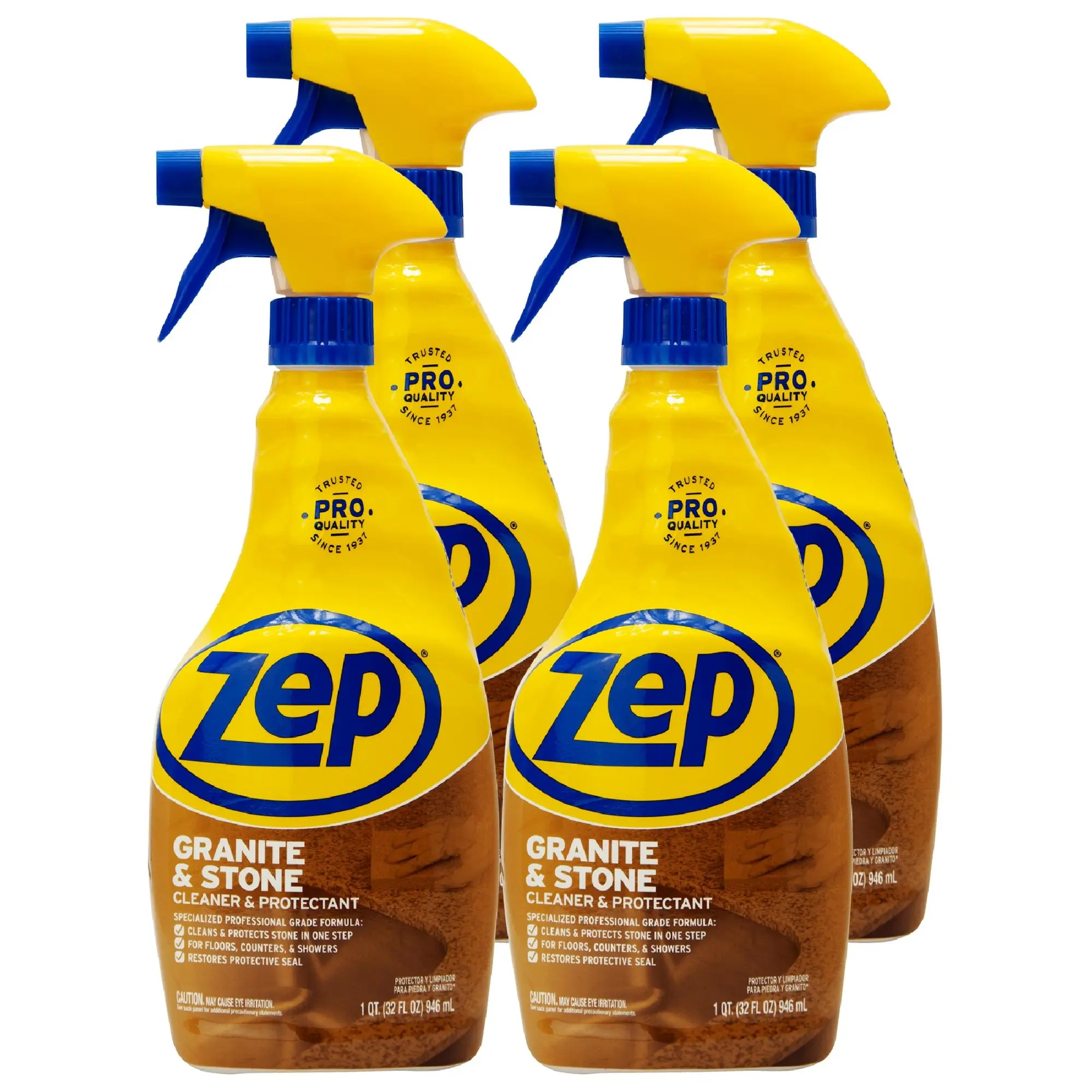 Zep Granite and Stone Cleaner and Protectant - 32 oz  ZUCSPP - Specialized Professional Grade Formula Cleans and Protects Stone