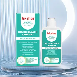 Jakehoe Color Bleach Laundry Detergent, Gentle Care Removes Oil Stains, Long-Lasting Scented Clean Laundry Liquid, Effective Cleaning Agent, Multi Purpose Detergent