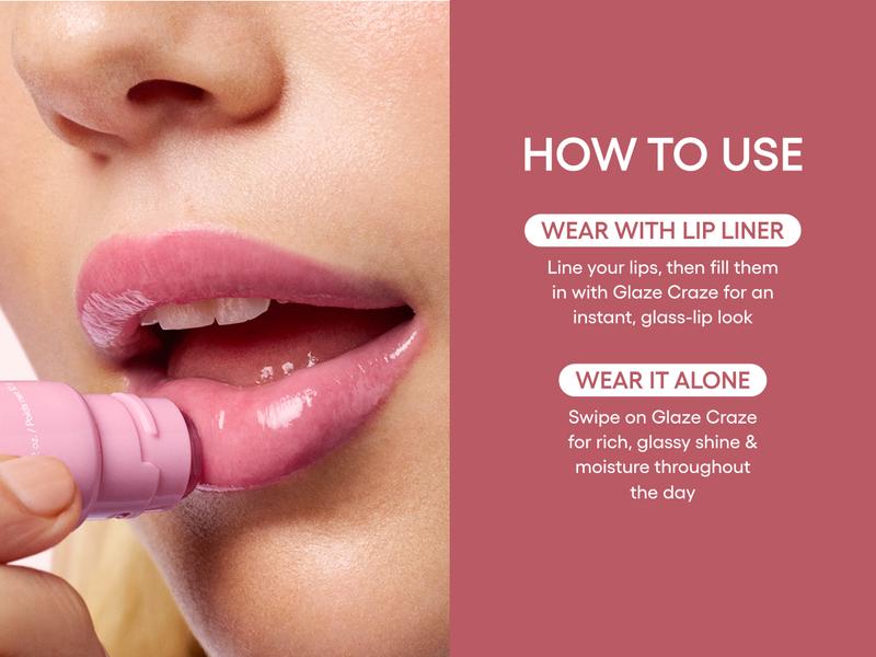 Laneige Glaze Craze Tinted Lip Serum, Hydrating & Moisturizing Lip Tint, Korean Lip Care, Infused with Polypeptide