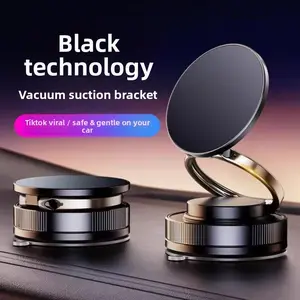 New Magnetic Car Mount Phone Holder Vacuum Adsorption Dashboard Universal Car Desktop Multi-Function Navigation Holder Adjustable use