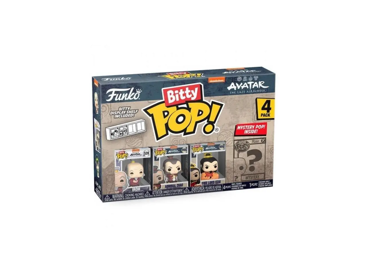 Funko Bitty POP! Avatar: The Last Airbender Iroh 4-Pack Funko Bitty POP! Avatar: The Last Airbender Iroh 4-Pack