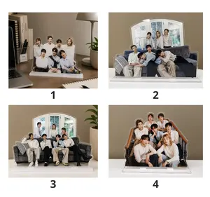 BTan Family Photo Acrylic Standing(3mm), Decor Desk, Kpop Collection, Gift For Army, Gift For Friends, Gift For Her, Birthday Gift
