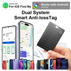Gradient Card-Style Anti-Lost Finder, Wallet Anti-Lost Device, Global Use, Dual System iOS and Android, for Cards, Wallets, Phone Cases