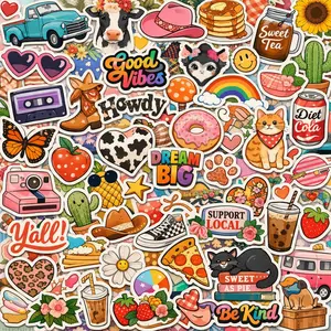 100‑Sticker Mega Pack (Regular Paper Stickers)